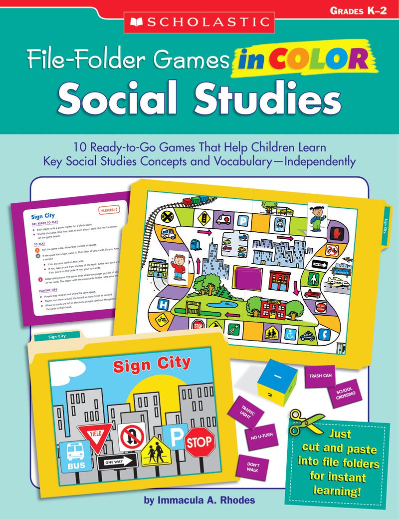File-Folder Games in Color: Social Studies
