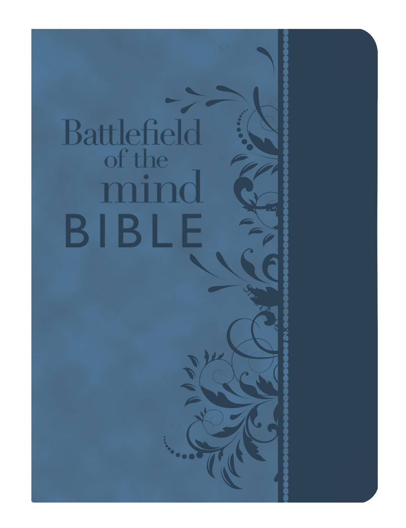 Battlefield of the Mind Bible, Blue LeatherLuxe®