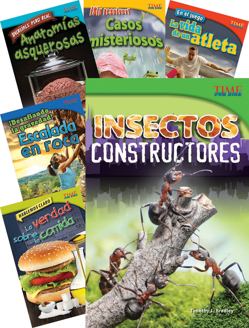 TIME FOR KIDS® Informational Text Grade 4 Spanish Readers Set 1 10-Book Set