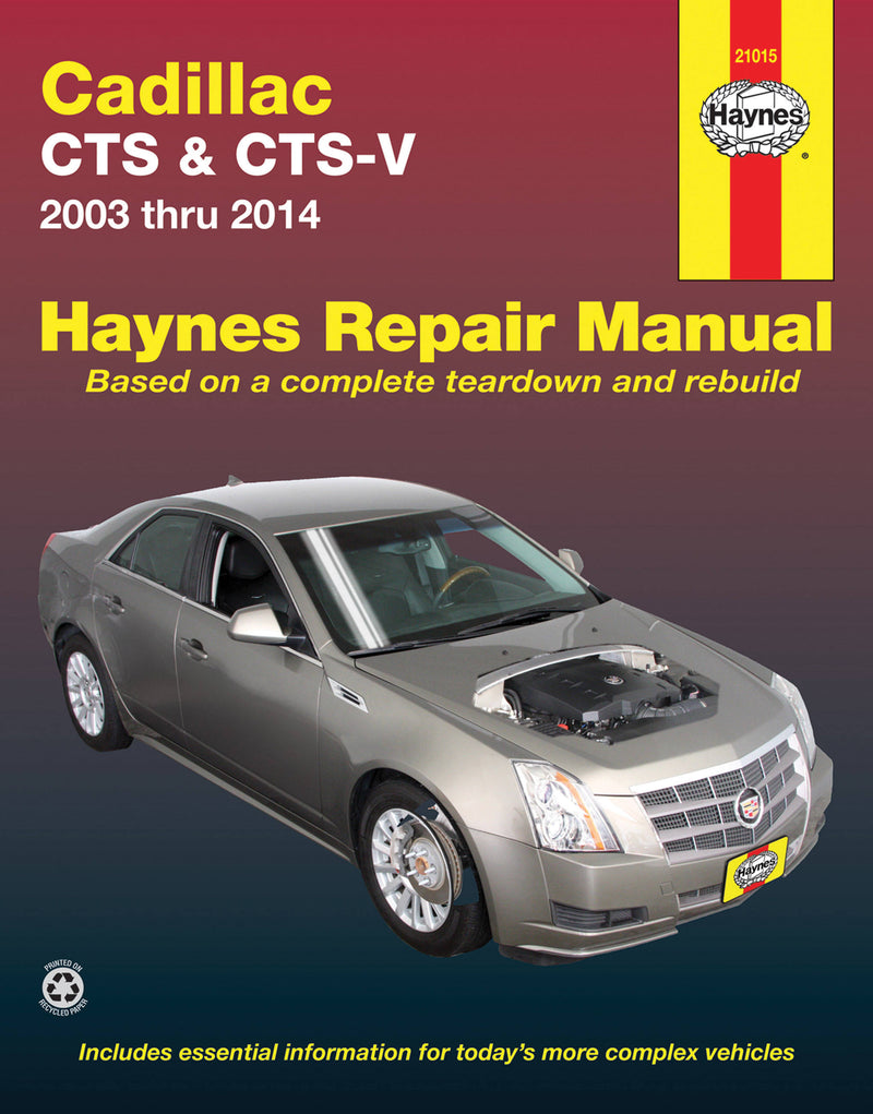 Cadillac CTS & CTS-V 2003 thru 2014