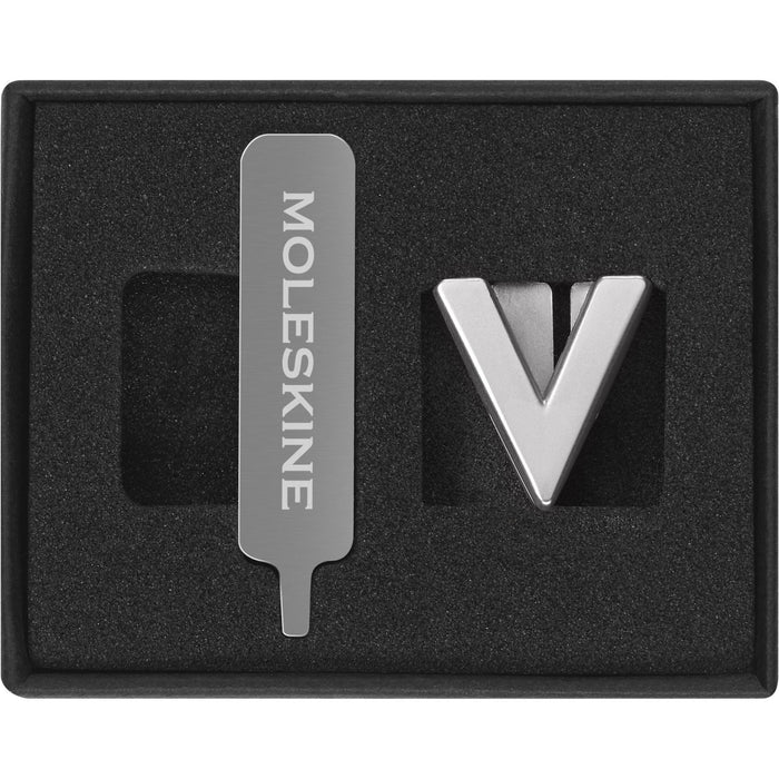 Moleskine Pin, V, Silver