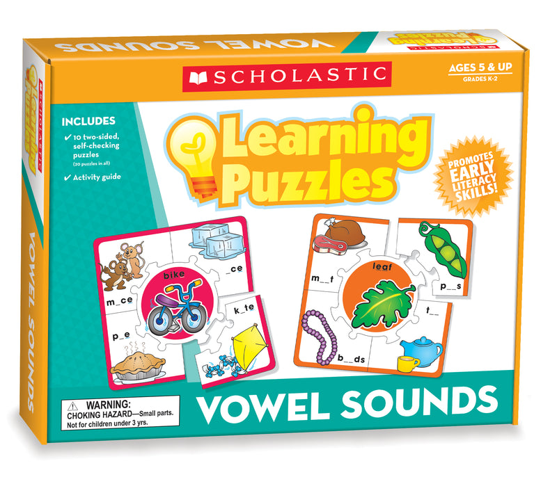 Vowel Sounds Learning Puzzles
