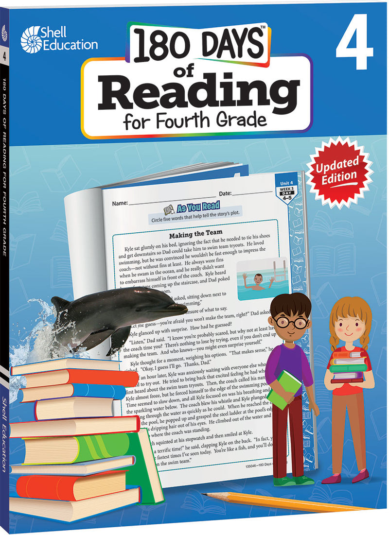 180 Days: Reading for Fourth Grade, 2nd Edition: Practice, Assess, Diagnose