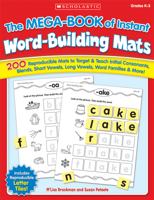The The MEGA-BOOK of Instant Word-Building Mats