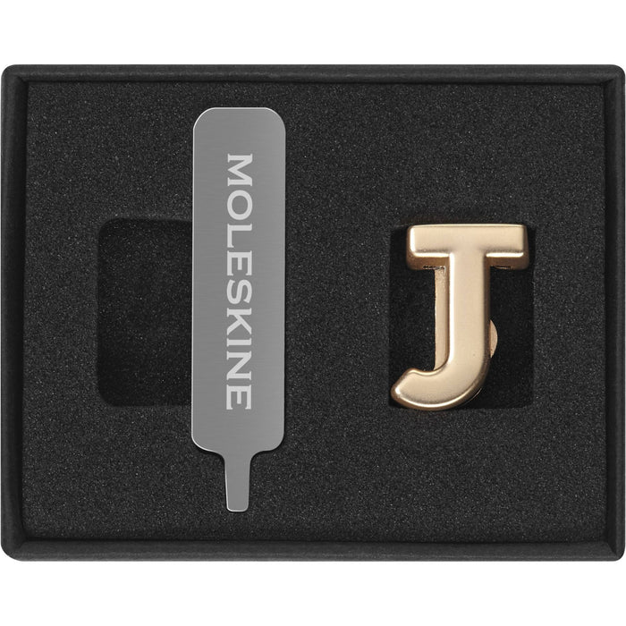 Moleskine Pin, J, Gold