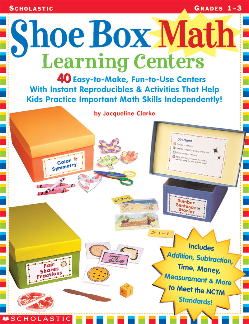 Shoe Box Math Learning Centers