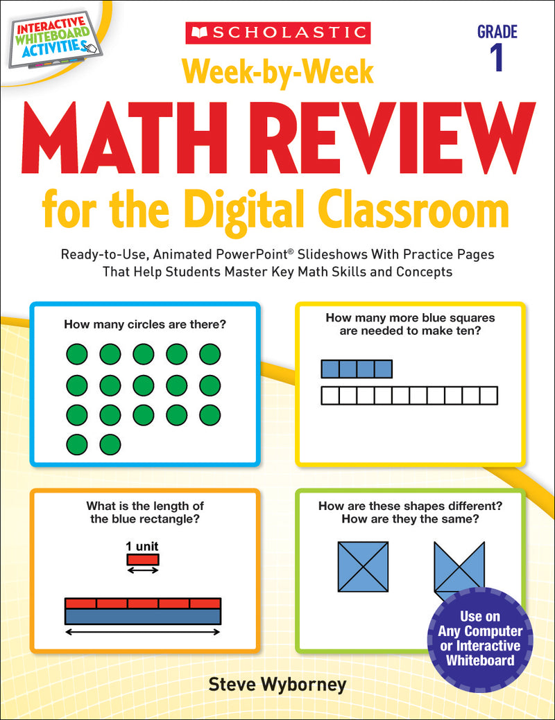 Week-by-Week Math Review for the Digital Classroom: Grade 1