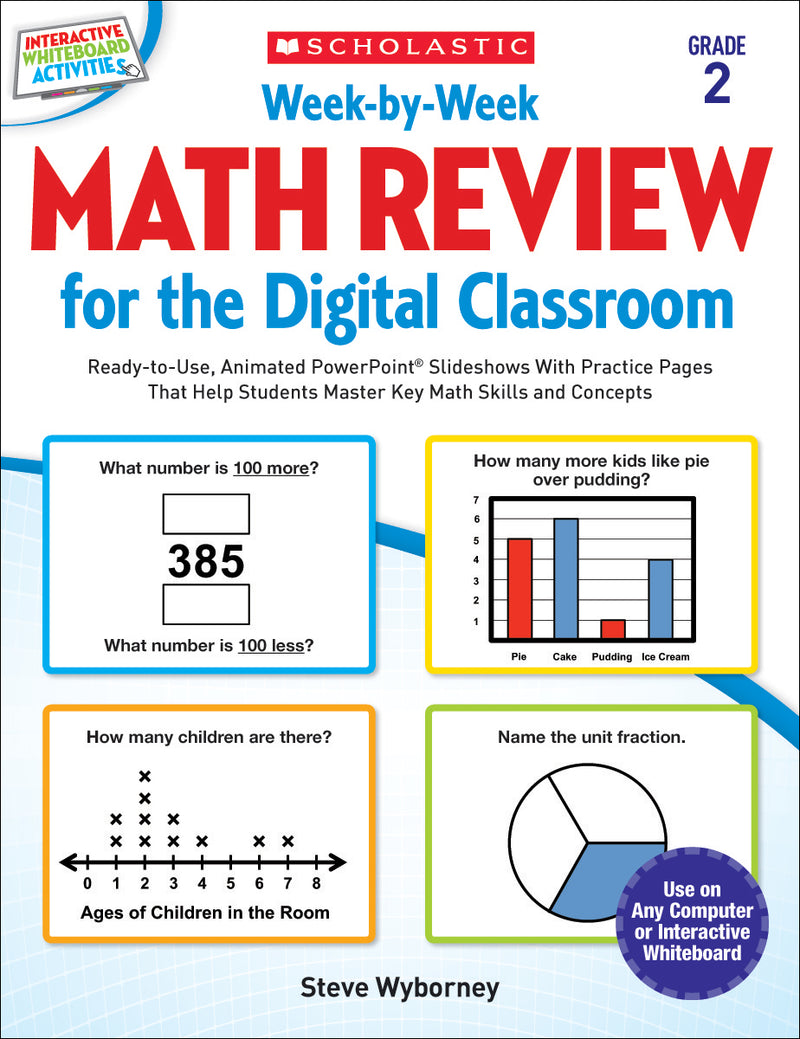 Week-by-Week Math Review for the Digital Classroom: Grade 2