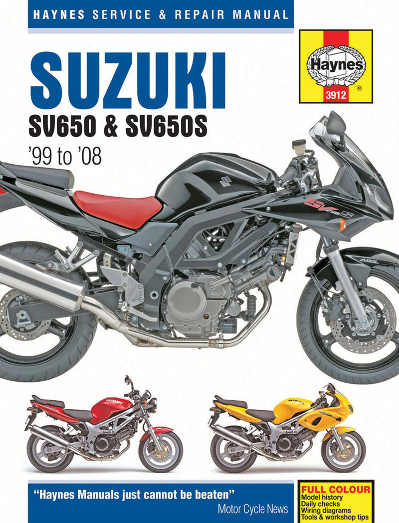 Suzuki SV650 & SV650S '99 to '08