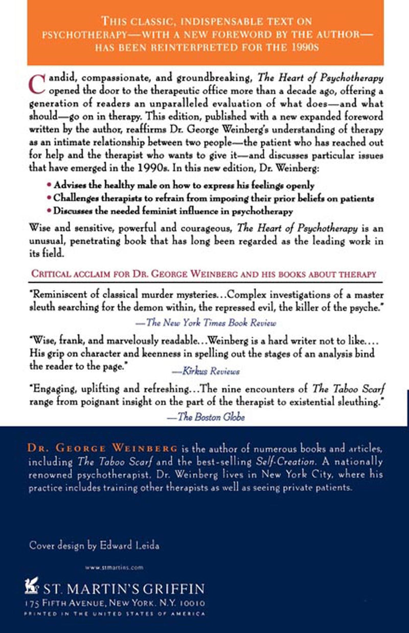The Heart of Psychotherapy