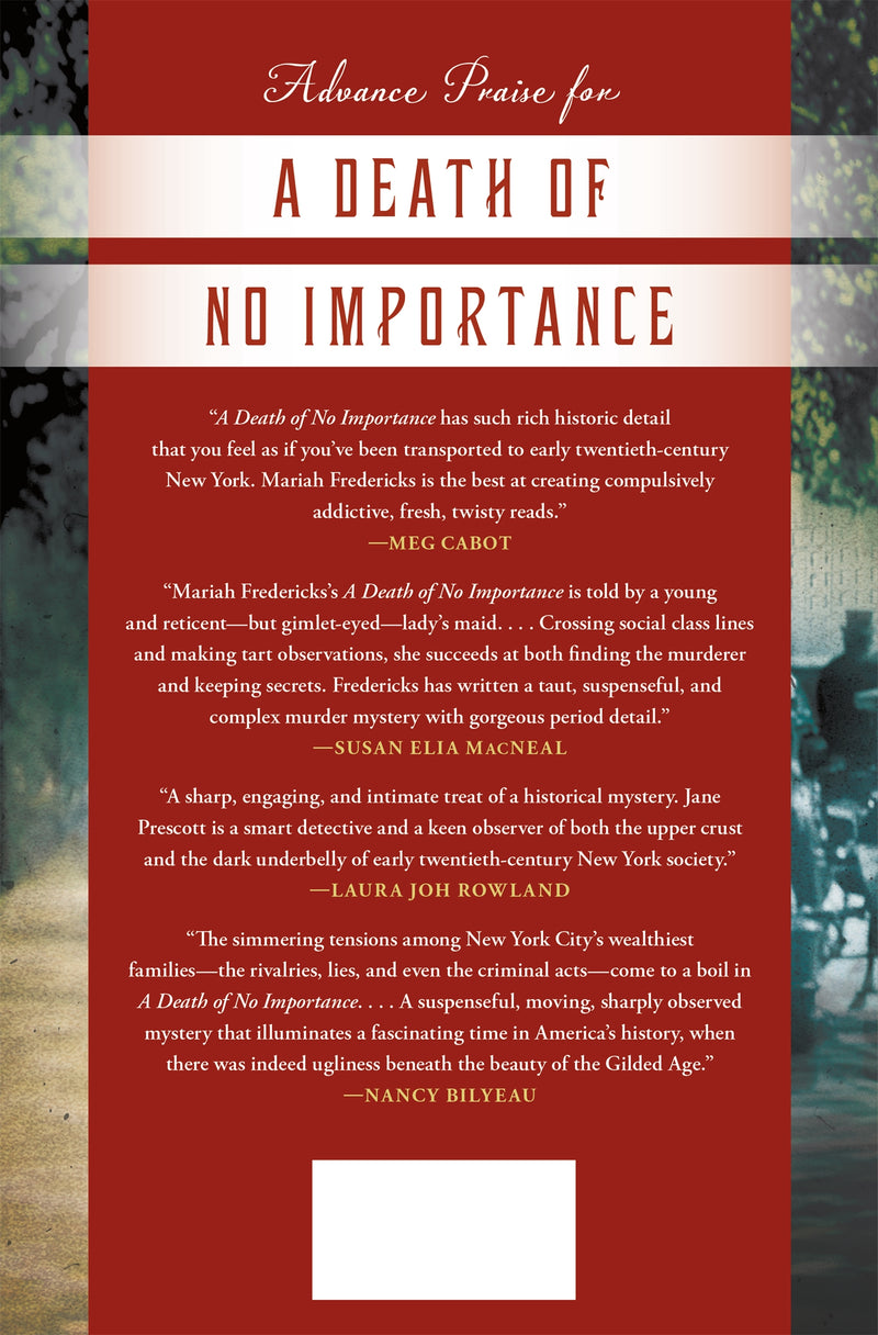 A Death of No Importance