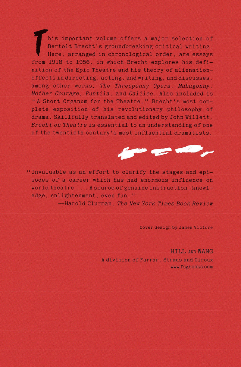 Brecht on Theatre