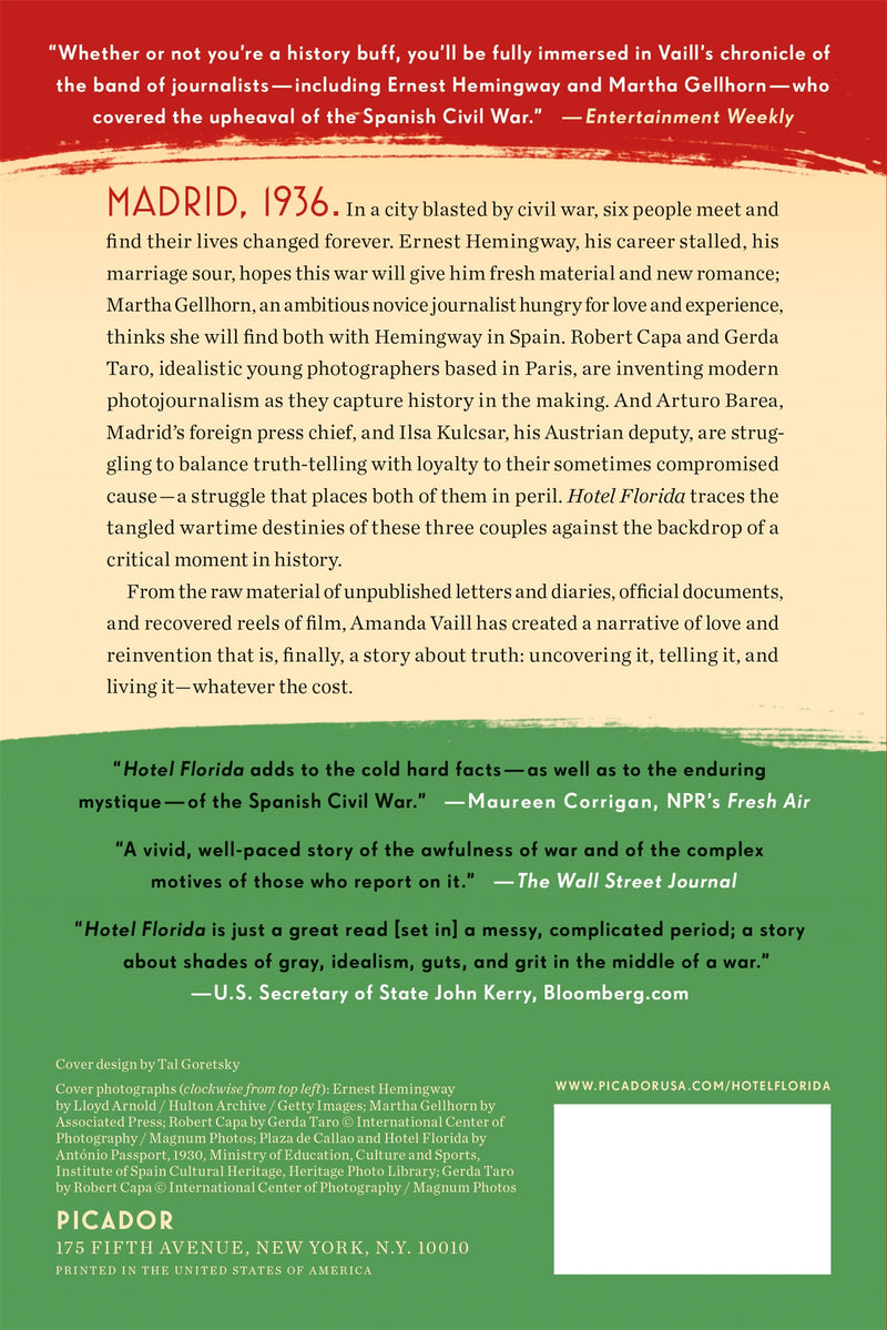 Hotel Florida: Truth, Love, and Death in the Spanish Civil War