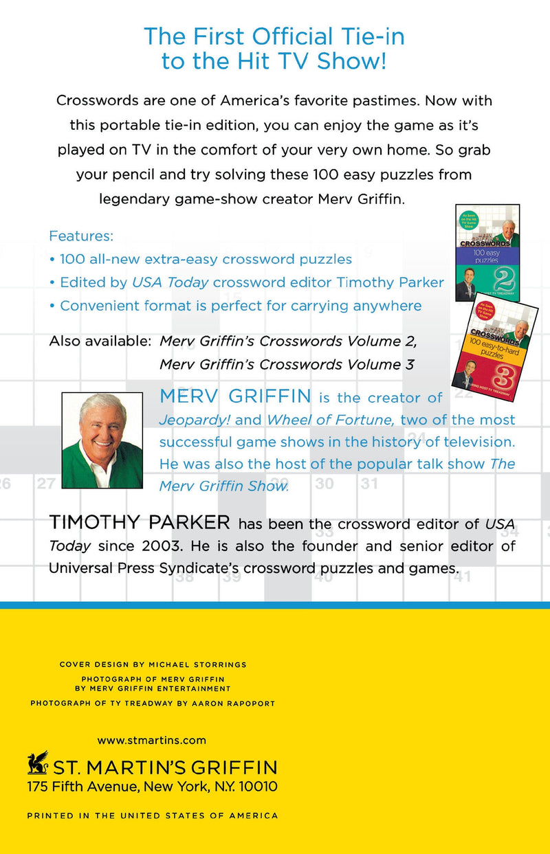 Merv Griffin's Crosswords Volume 1