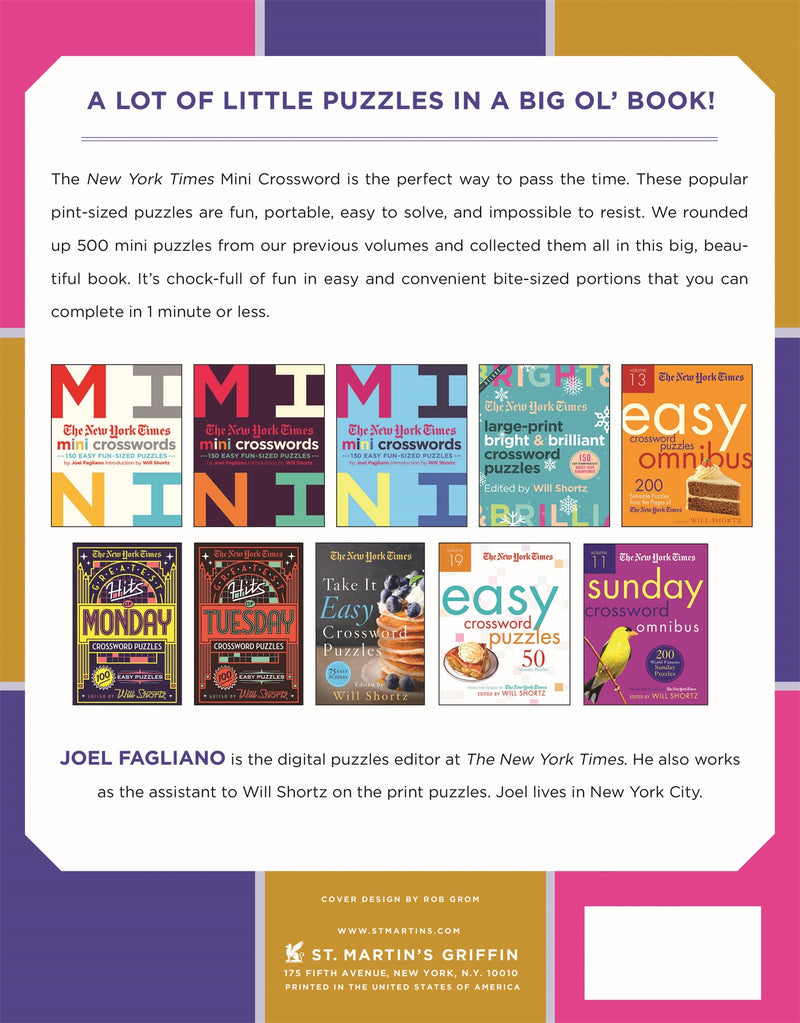 The New York Times Big Book of Mini Crosswords