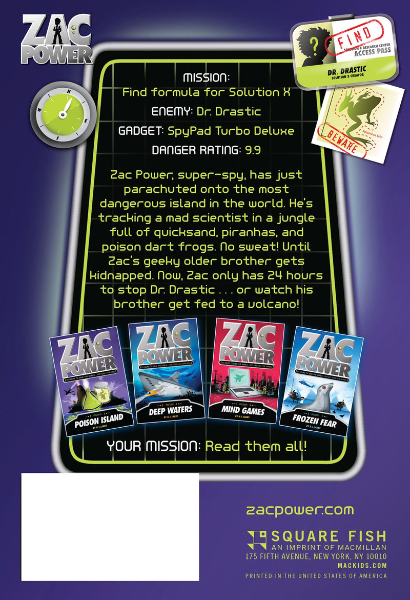 Zac Power #1: Poison Island