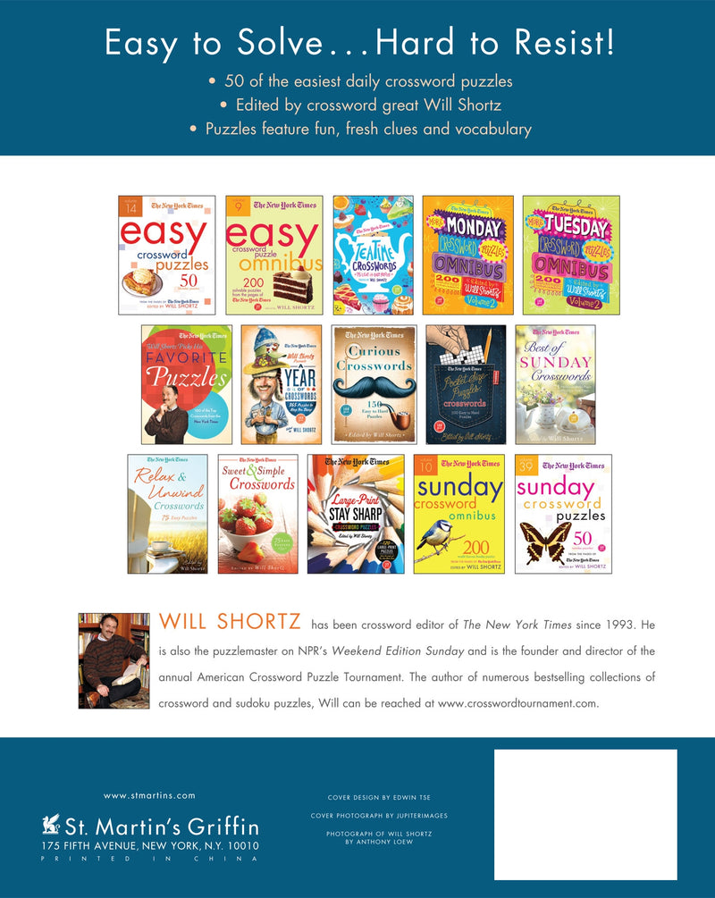 The New York Times Easy Crossword Puzzles Volume 15