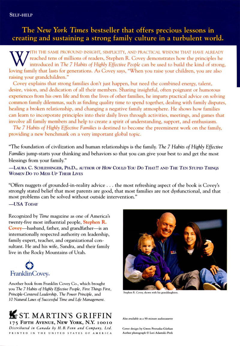 The 7 Habits of Highly Effective Families