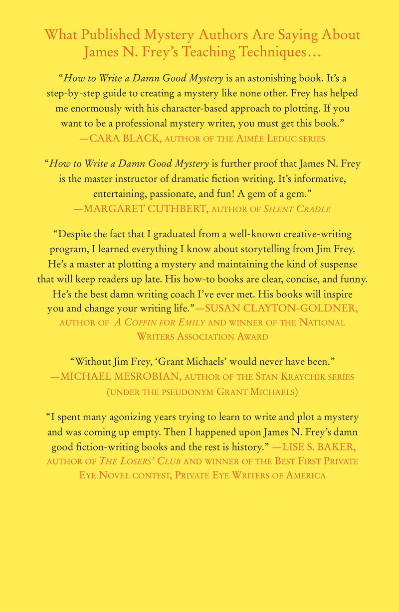 How to Write a Damn Good Mystery