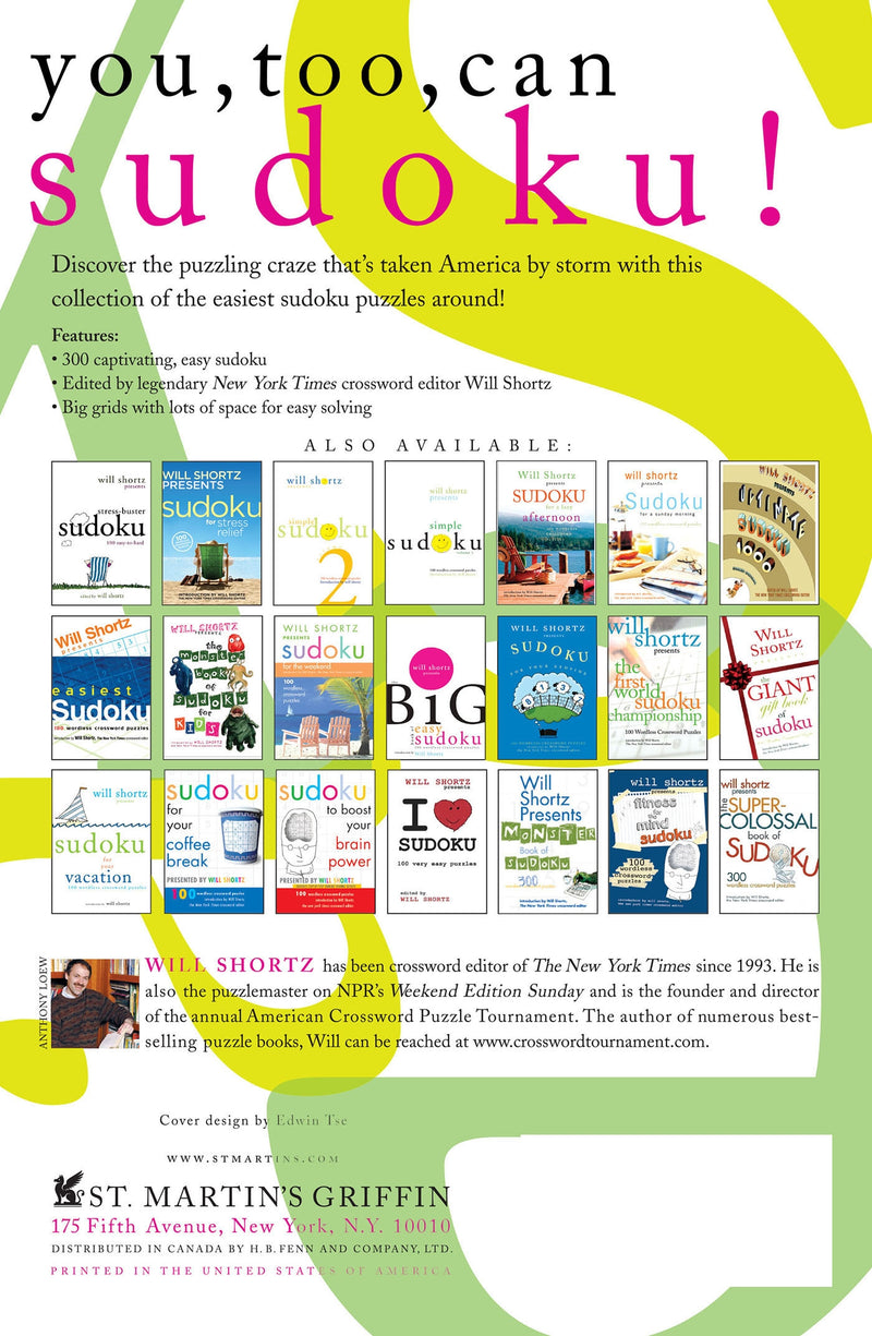 Will Shortz Presents Ultra Easy Sudoku