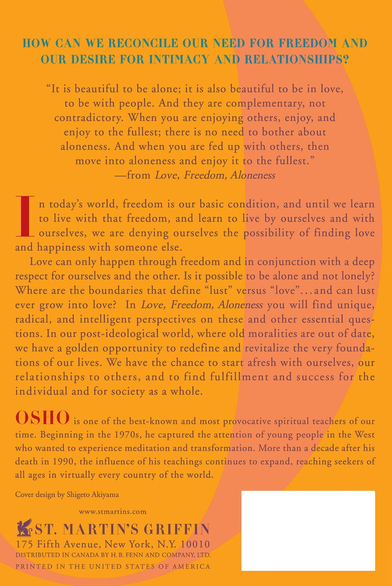 Love, Freedom, and Aloneness