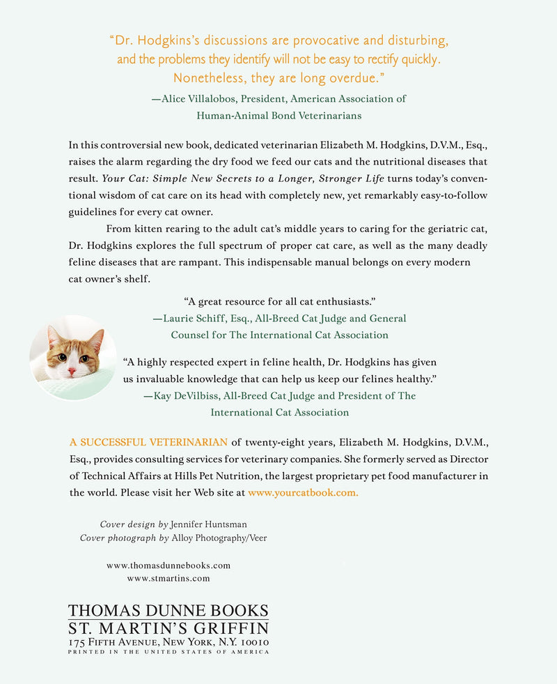 Your Cat: Simple New Secrets to a Longer, Stronger Life