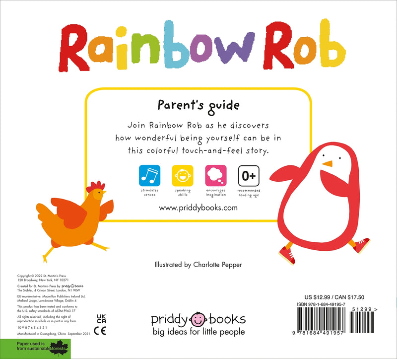 Touch & Feel Picture Books: Rainbow Rob