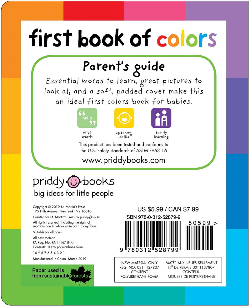 First 100 : First Book of Colors Padded
