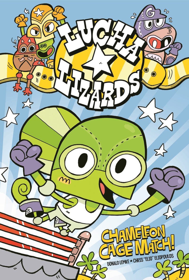 Lucha Lizards: Chameleon Cage Match!