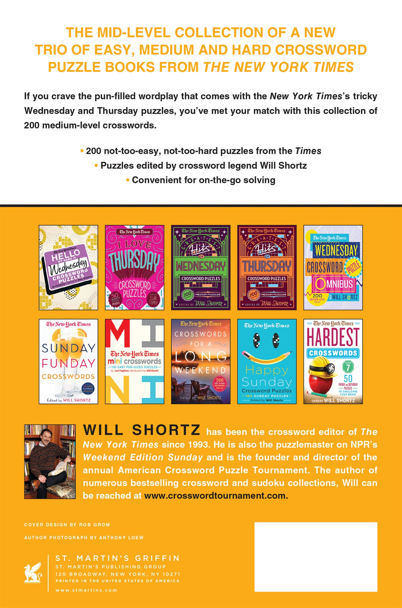 The New York Times Strictly Medium Crossword Puzzles Volume 1