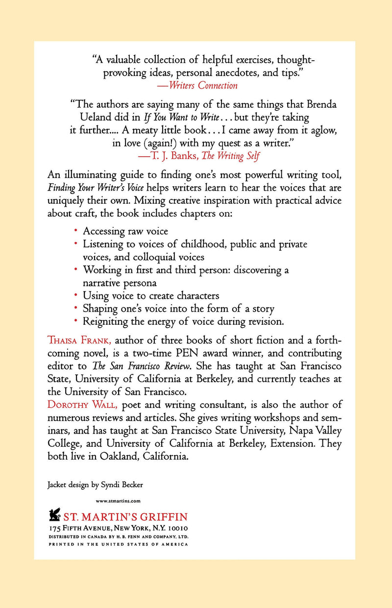 Finding Your Writer's Voice