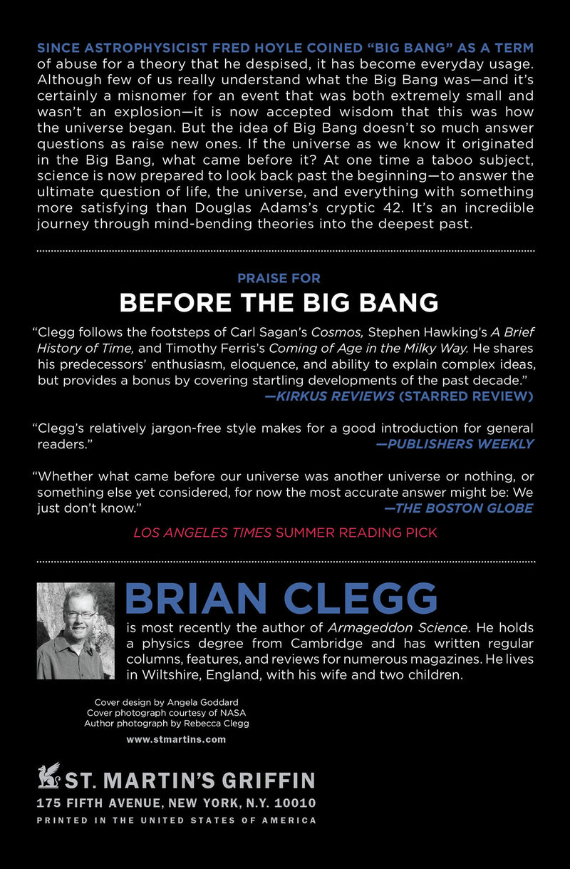 Before the Big Bang