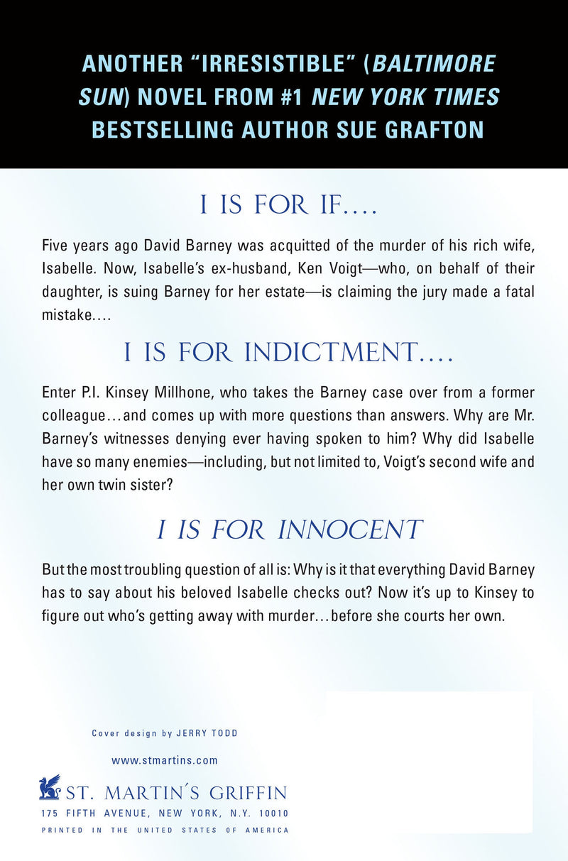 "I" is for Innocent