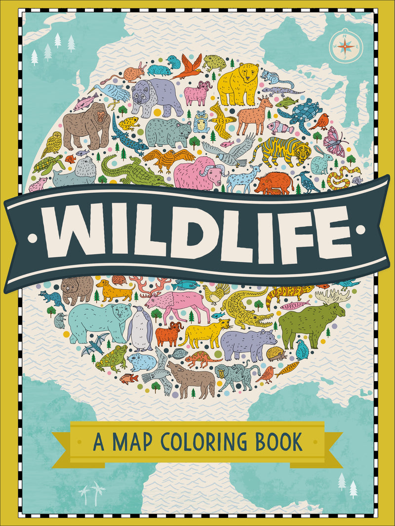 Wildlife: A Map Coloring Book