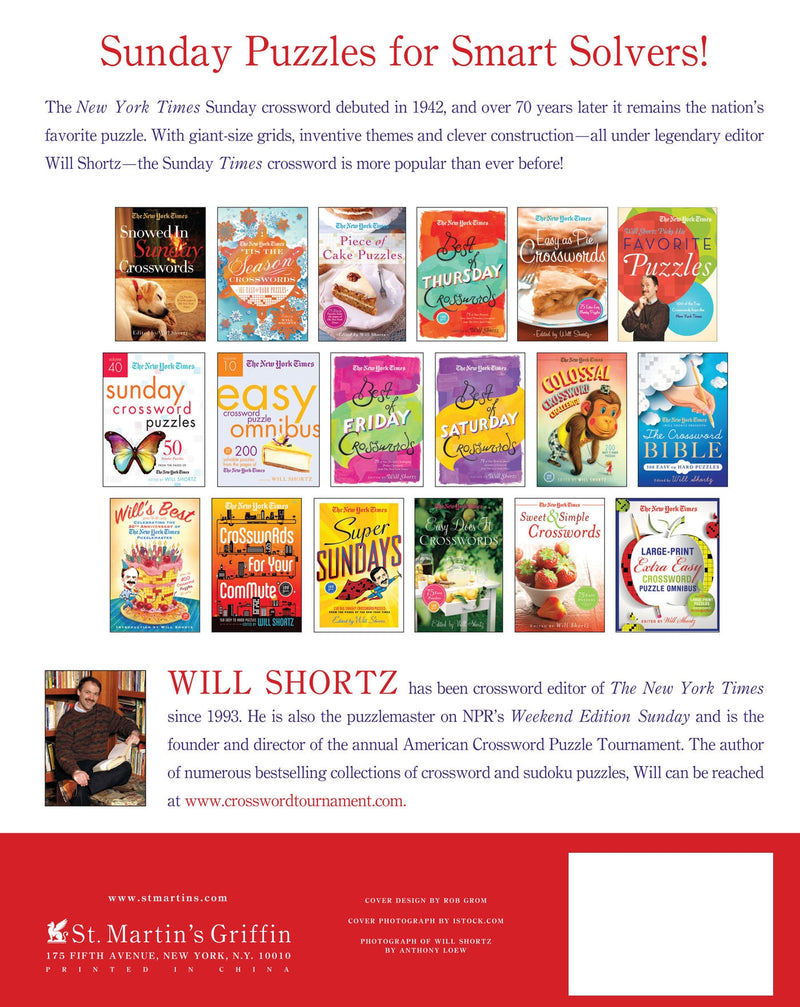 The New York Times Smart Sunday Crosswords Volume 1