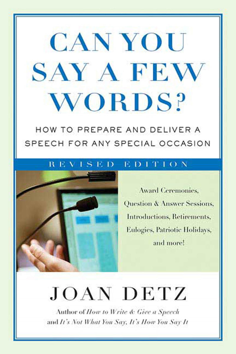 Can You Say a Few Words?