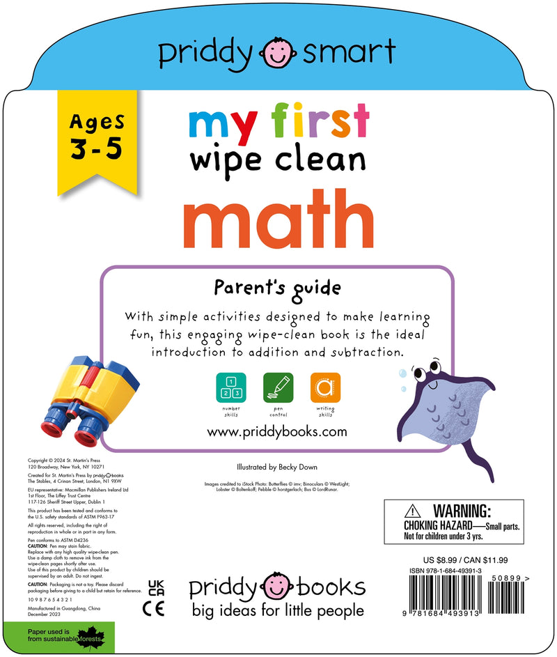 My First Wipe Clean: Math