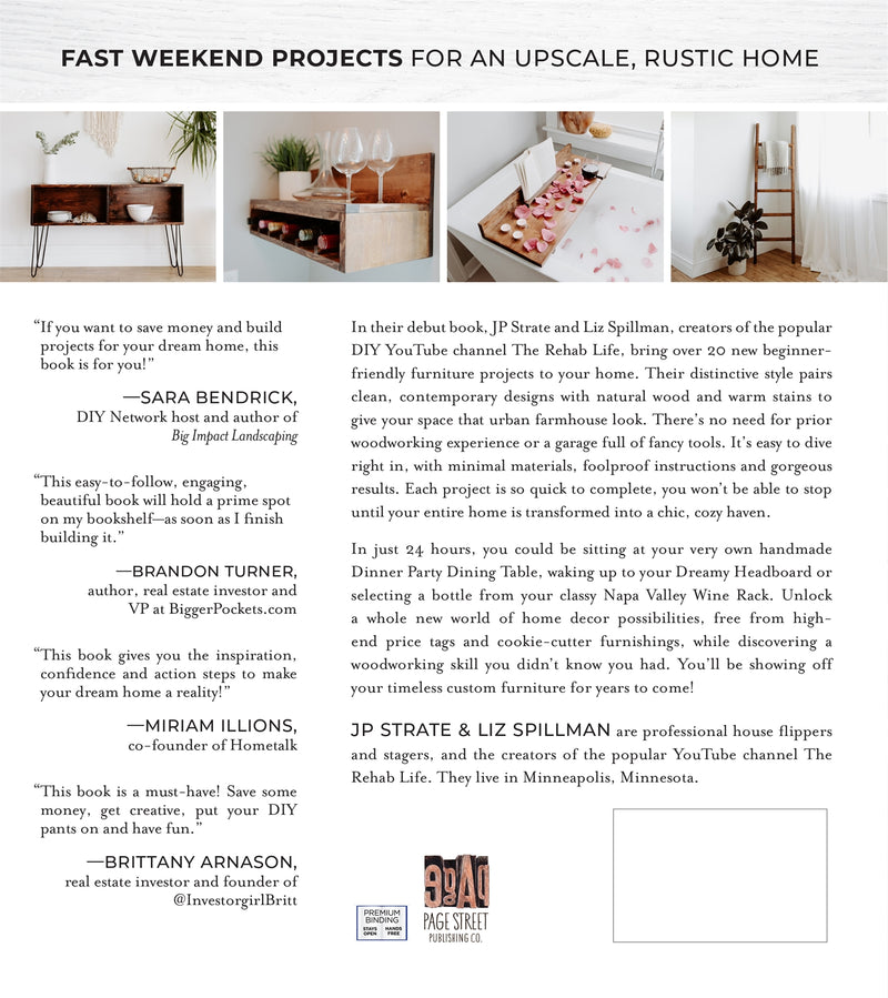 One-Day DIY: Modern Farmhouse Furniture