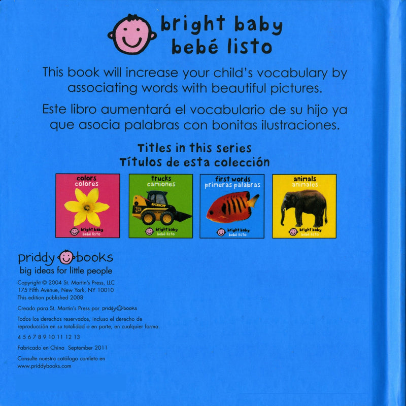 Bilingual Bright Baby First Words / Primeras palabras