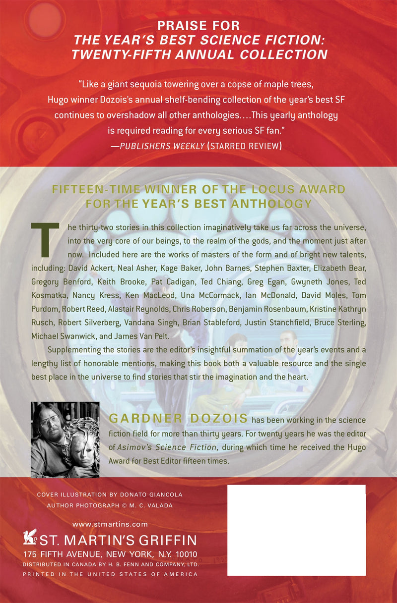 The Year's Best Science Fiction: Twenty-Fifth Annual Collection