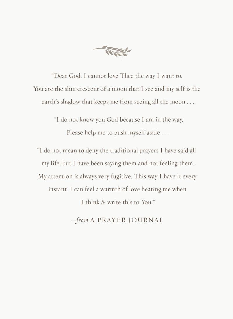A Prayer Journal