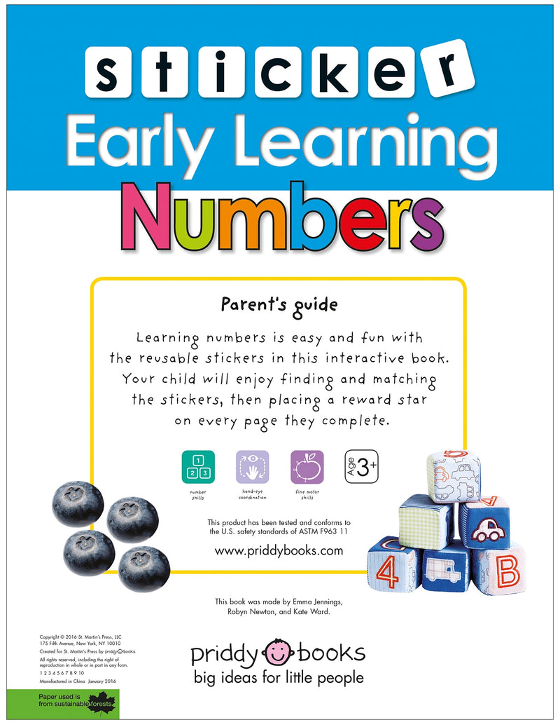 Sticker Early Learning: Numbers
