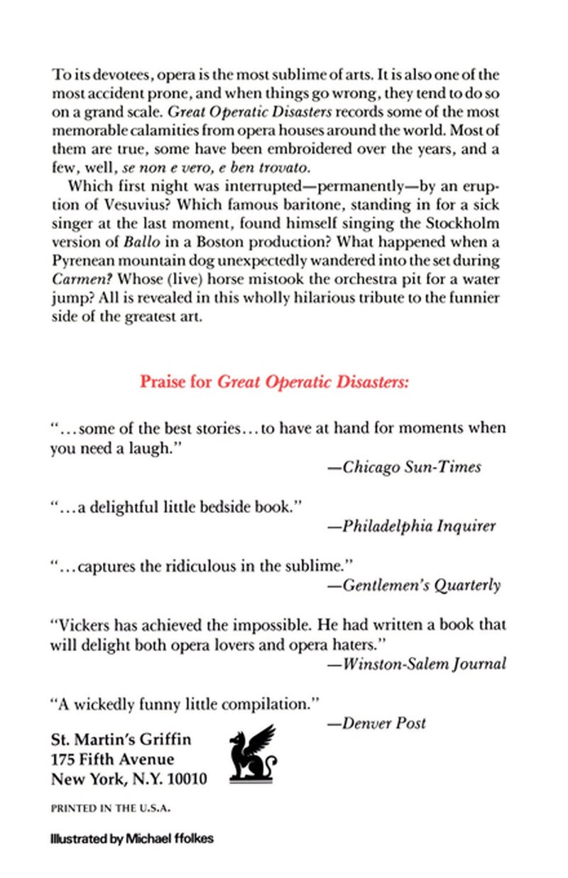 Great Operatic Disasters