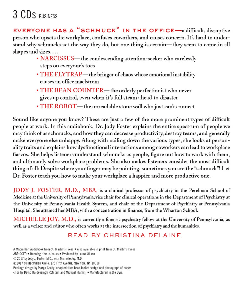 The Schmuck in My Office