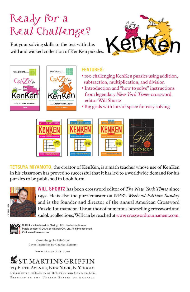 Will Shortz Presents Crazy for KenKen Killer
