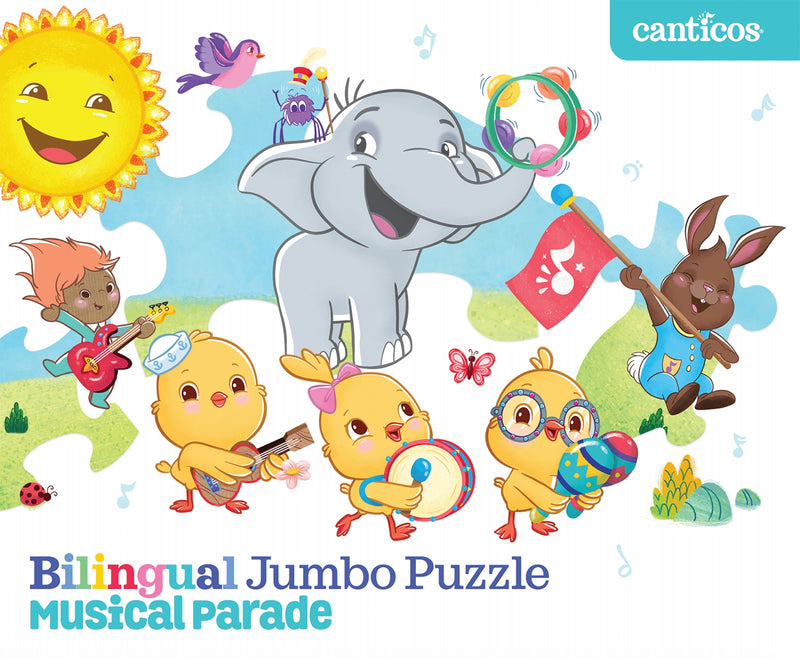 Canticos Bilingual Jumbo Puzzle: Musical Parade