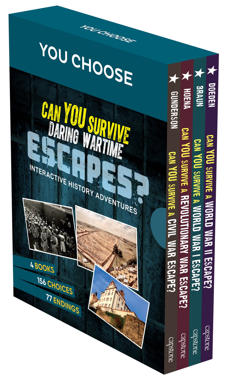 You Choose: Can You Survive Daring Wartime Escapes? 4-Book Boxed Set