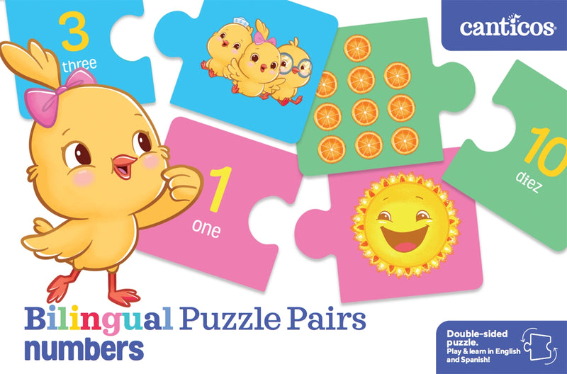 Canticos Bilingual Puzzle Pairs: Numbers