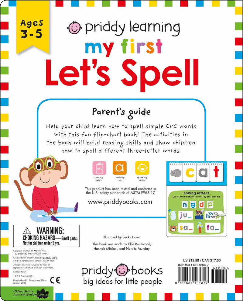 Priddy Learning: My First Let's Spell