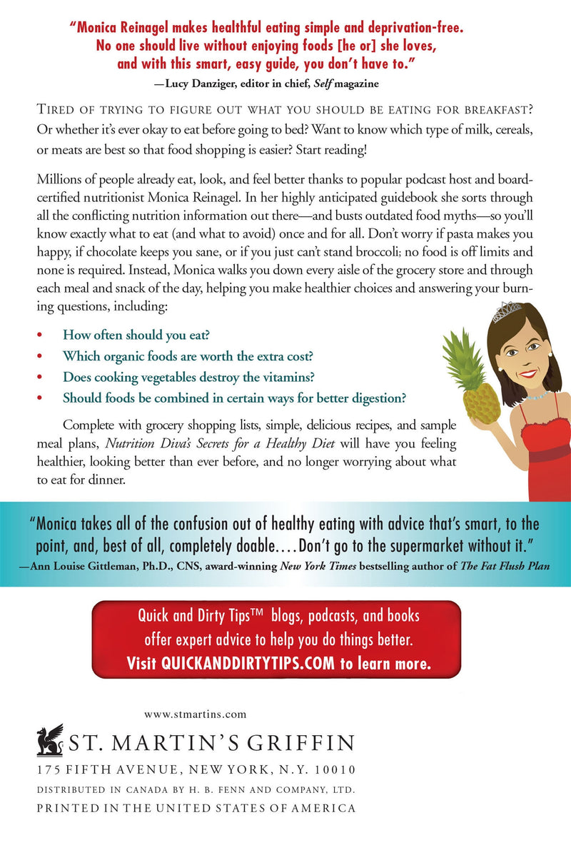 Nutrition Diva's Secrets for a Healthy Diet
